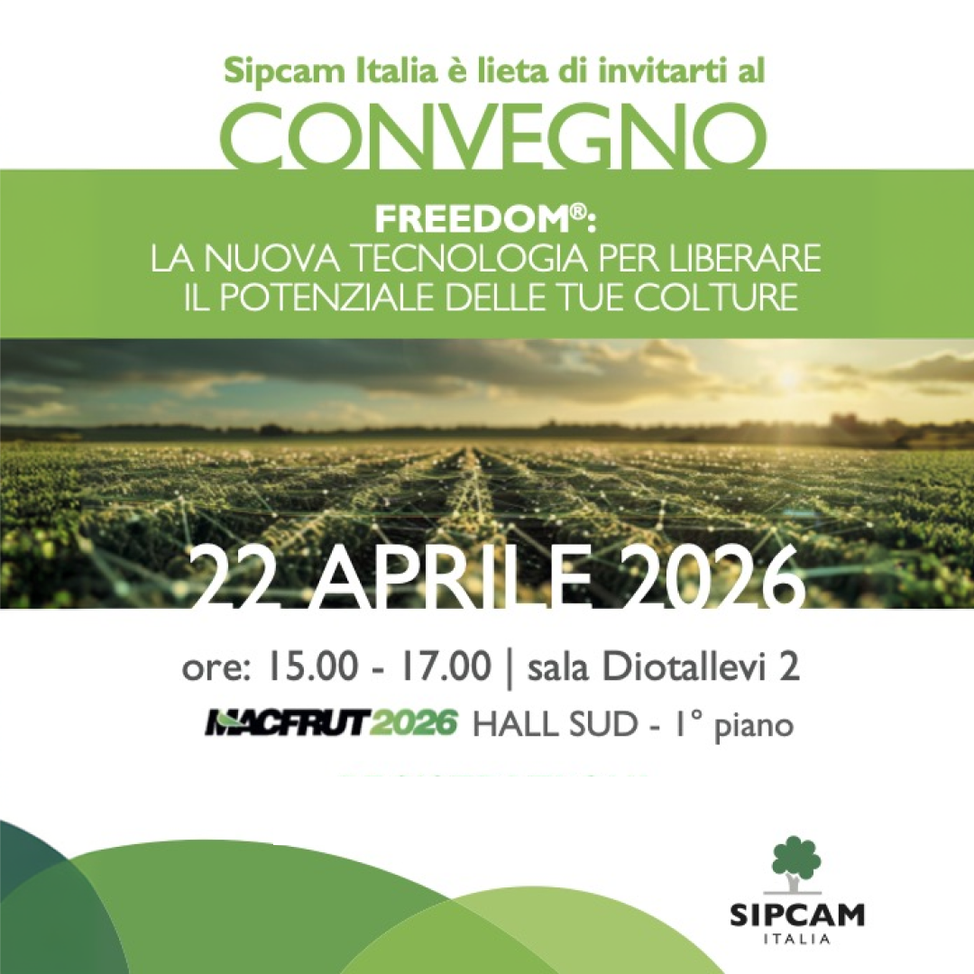 Al Macfrut 2026 FREEDOM®, la nuova tecnologia di Sipcam Italia per liberare il potenziale delle tue colture